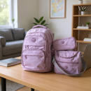 Mega Kit Escolar Impermeable (Morral + Lonchera + Cartuchera)