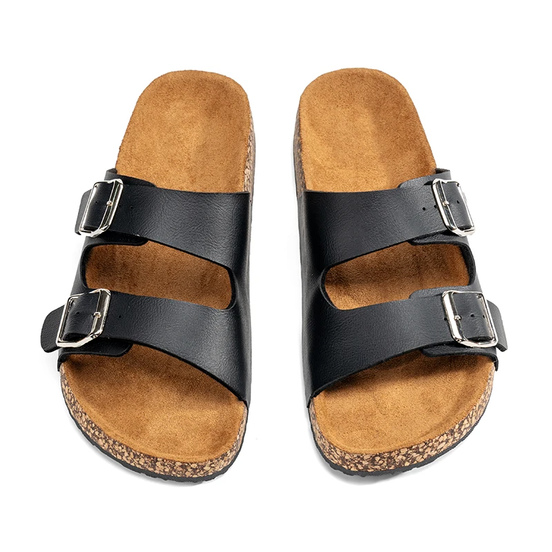 Sandalia Cuero Doble Confort™