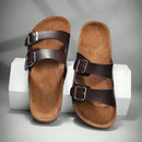 Sandalia Cuero Doble Confort™