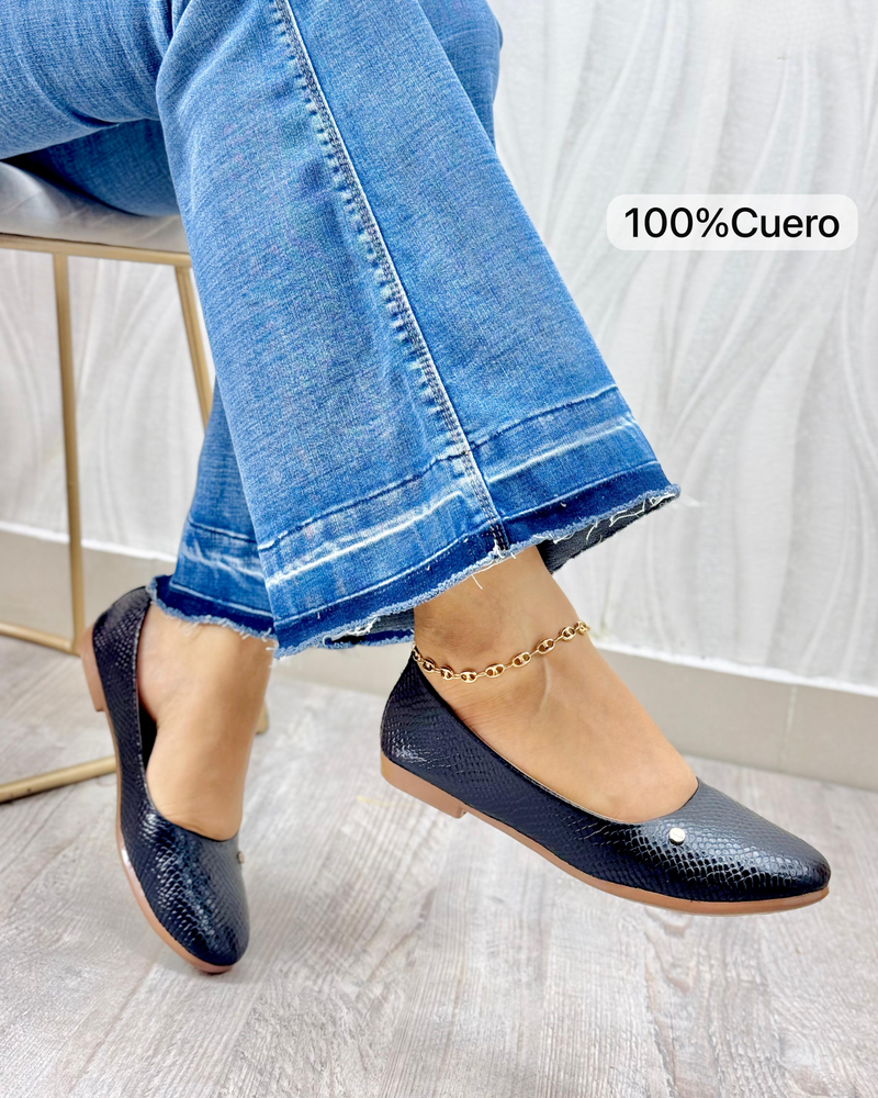 Baleta Clásica Votre™ - Cuero Genuino