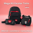 Mega Kit Escolar Totto (Morral + Lonchera + Cartuchera)