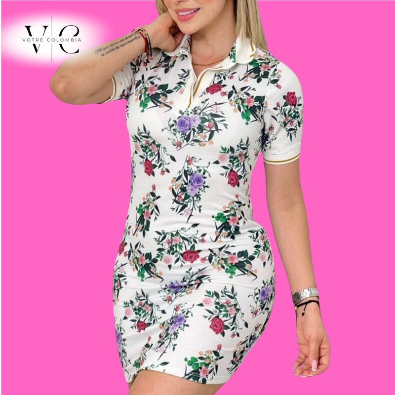Vestido Flores Votre™