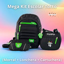 Mega Kit Escolar Totto (Morral + Lonchera + Cartuchera)