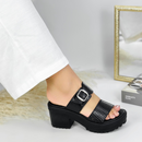 Sandalia Glasam Cuero