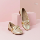 Baletas Brillo & Lazo BellaStep™ - Te ves más arreglada en segundos… y caminas cómoda todo el día.