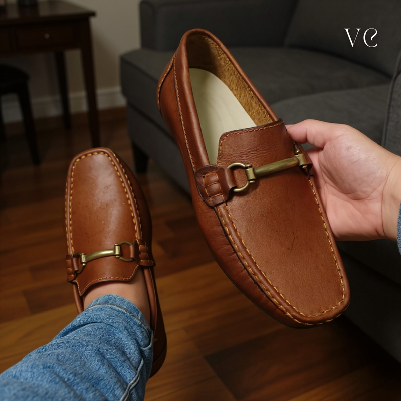 Mocasín Italiano - Cuero genuino