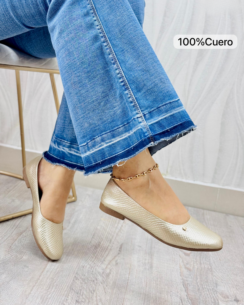 Baleta Clásica Votre™ - Cuero Genuino