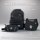Mega Kit Escolar Totto (Morral + Lonchera + Cartuchera)