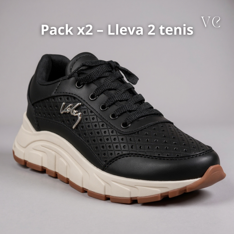 Velez Dama Sport – Pack x2 – Lleva 2 tenis 🔥 Oferta exclusiva.