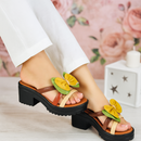 Sandalia Glasam Cuero