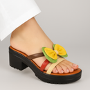 Sandalia Glasam Cuero