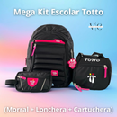 Mega Kit Escolar Totto (Morral + Lonchera + Cartuchera)