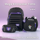 Mega Kit Escolar Totto (Morral + Lonchera + Cartuchera)