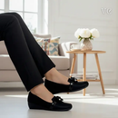 Baletas Brillo & Lazo BellaStep™ - Te ves más arreglada en segundos… y caminas cómoda todo el día.