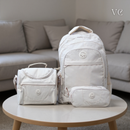 Mega Kit Escolar Impermeable (Morral + Lonchera + Cartuchera)