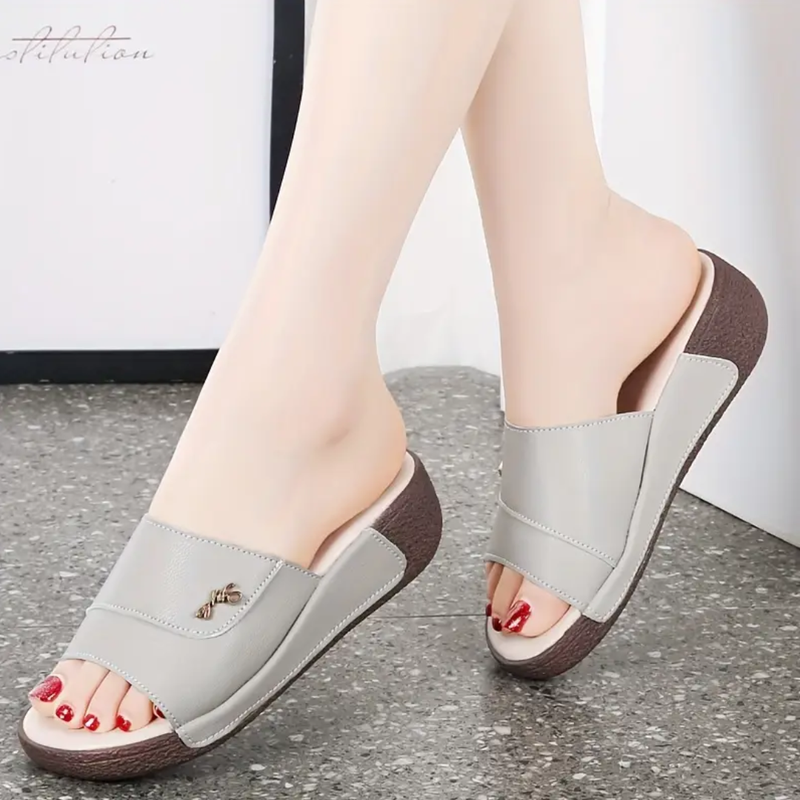 Sandalias ortopédicas con soporte total y amortiguación