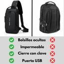 Bolso SafeGo™ (Antirrobo y Puerto USB)